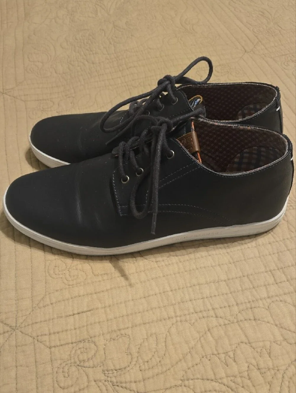 Ben Sherman Black Hybrid Oxford Dress Sneakers Men’s Size 10
